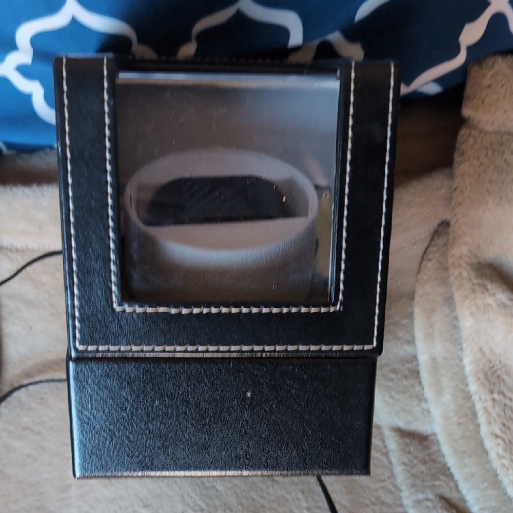 Black Watch Winder with White Stitching